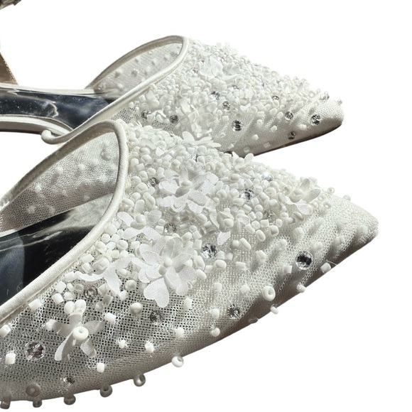 Badgley Mischka Carissa Pointed Toe Flat Size 9 - Picture 10 of 15